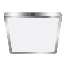 EGLO 30894 FUEVA 5 stropné svietidlo LED 285x285mm 20,5W/2500lm 4000K IP44 chróm, biela