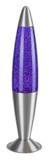 RABALUX 76115 Glitter2 lávová lampa D75mm LED 25W/29lm 3000K strieborná, fialová