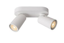 LUCIDE 23954/11/31 XYRUS stropné bodové stmievateľné svietidlo/spot 2xGU10/5W W9 L20 H12.5cm biela