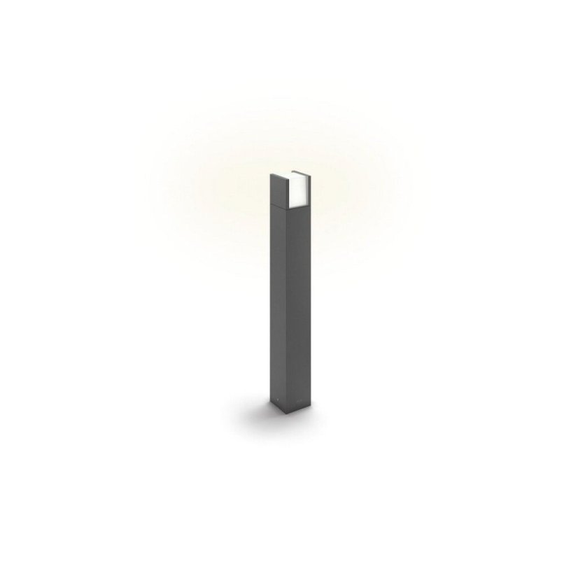 Philips 8720169278080 UltraEfficient Arbour vonkajšie stojanové svietidlo/záhradný stĺpik V770mm LED 3,8W/800lm 2700K IP44 antracit