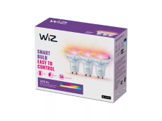 Philips Wiz Colors 8720169076662 LED žiarovka GU10 PAR16 4,7W/345lm 2200-6500K+RGB 3-set