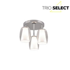 TRIO SELECT 617500306 BARRET stropné svietidlo D380mm 3xE14 chrómová, priehľadná