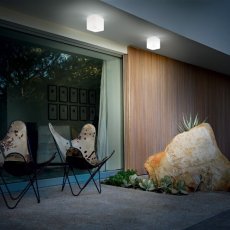 Exteriérové ​​stropní svítidlo Ideal lux 213200 LUNA PL1 SMALL 1xG9 5W černá IP44