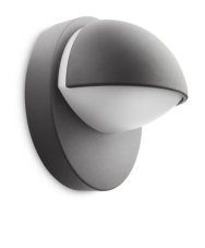 Philips 16245/93/PN June vonkajšie nástenné svietidlo E27 1x42W IP44 antracitové