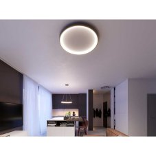 LED2 1271653 BELLA SLIM stropné svietidlo LED D480mm 38W/2660lm 3000K/4000K čierna