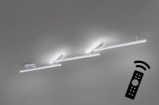 TRIO WiZ 651210507 Melby stropné svietidlo LED 1x23W 2200lm 3000 - 5000K s ovládačom nerez
