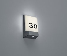 TRIO 228669142 Kasai nástenné exteriérové svietidlo LED 1x9W 850lm 3000K IP54 so súmrakovým snímačom