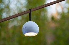 LUCIDE 27251/02/31 LUNEX venkovní nástěnné svítidlo LED 2W/163lm 3000K IP54 černá, bílá, nabíjecí baterie, magnetický montážní systém