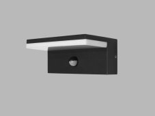 LED2 5400254 HUGO vonkajšie nástenné svietidlo s pohybovým senzorom LED 9W/540lm 3000-4000K IP54 antracit