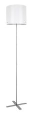RABALUX 74012 Izander stojacia lampa 1xE27 V1490mm strieborná, biela