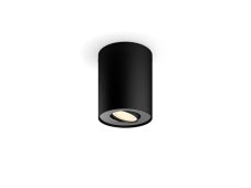 Philips Hue White Ambiance 8720169319998 Pillar povrchové bodové svietidlo D103mm 1xGU10 4,2W/400lm 2200-6500K čierna bluetooth