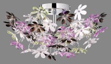 TRIO Reality R60014017 Flower stropné svietidlo 4xE14 chróm