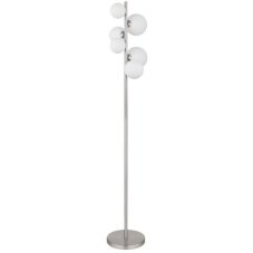 GLOBO 56140-6S RIHA stojacia lampa V1550mm 6xG9 matný nikel, biela