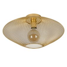 LUCIDE 21123/45/02 MESH Prisadené stropné svietidlo E27 1x40W matná zlatá/mosadz