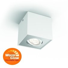 Philips 50491/31/P0 Box LED biele povrchové bodové svietidlo WGD 4,5W=500lm 2200-2700K