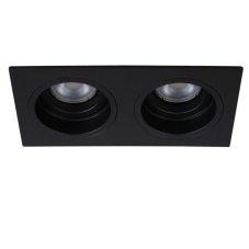 LUCIDE 22959/02/30 EMBED Zápustné bodové svítidlo GU10 2x50W černá