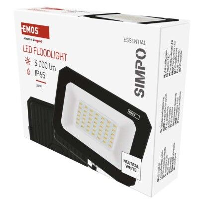 Emos ZS2233 exteriérový  LED reflektor  SIMPO 30W 3000lm 4000K IP65