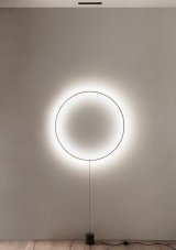 REDO 01-2197 SLICK závesná/stojacia lampa D612mm LED 19W/1242lm 3000K čierna