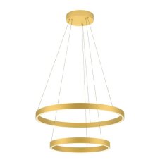 REDO 01-2890 FEBE závesné svietidlo D600mm LED 62W/3710lm 4000K zlatá, switchdimmer