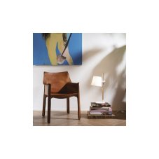 Ideal Lux 282091 AXEL stolná lampička 1xE27 biela, drevo