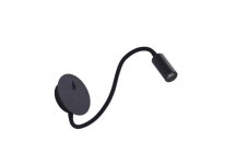 AZZARDO AZ2943 TECHNOline NOGAT BLACK nástenné LED svietidlo 3W/250lm IP20 čierna