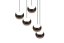 TRIO SELECT 344430532 ORBIT závesné svietidlo D300mm SMD LED 5x8W/960lm 2300+3000+4000K čierna matná, kávová, switchdimmer