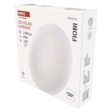 Emos ZM1121 LED FIONI stropné/nástenné prisadené klasické svietidlo kruh priemer 330 × 75 mm 18W 1800lm 4000K biela