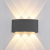 ITALUX OWL-451-3-BL Ortelo exteriérové nástěnné svítidlo LED 6W 3000K IP54 černá matná