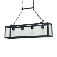 Závěsné svítidlo Ideal lux 092942 IGOR SP4 NERO 4xE27 60W černá
