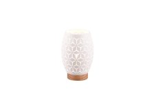 TRIO Reality R51571031 BIDAR stolná lampička V210mm 1xE27 biela matná