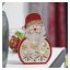 DCWW24 EMOS vánoční dekorace LED dřevěná – santa, 30cm, 2xAAA, teplá bílá, časovač