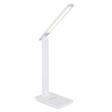 GLOBO 58400W BULLA dotykové stolové svietidlo LED 5W/400lm 3000-4500-6000K biela imitácia kože, stmievateľné