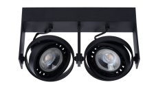 LUCIDE 22969/24/30 GRIFFON Stropní bodové svítidlo GU10 2x12W černá