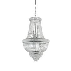 Závesné svietidlo/Luster Ideal lux 215969 DUBAI SP10 CROMO 10xE14 40W chróm
