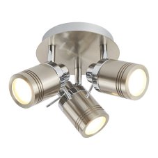 Searchlight 6603SS SAMSON stropní svítidlo GU10 3x4W 1050 lm IP44