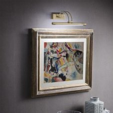 REDO 01-3472 IKON nástěnné svítidlo nad obraz š295mm LED 7,3W/453lm 3000K mosaz