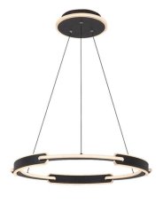 RABALUX 72229 Sindri závesné svietidlo D600mm LED 45W/3200lm 3000+4000K čierna, biela, DIP switch