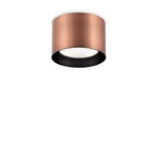 Ideal Lux 310893 SPIKE ROUND stropné bodové svietidlo 1xGX53 D100mm medená