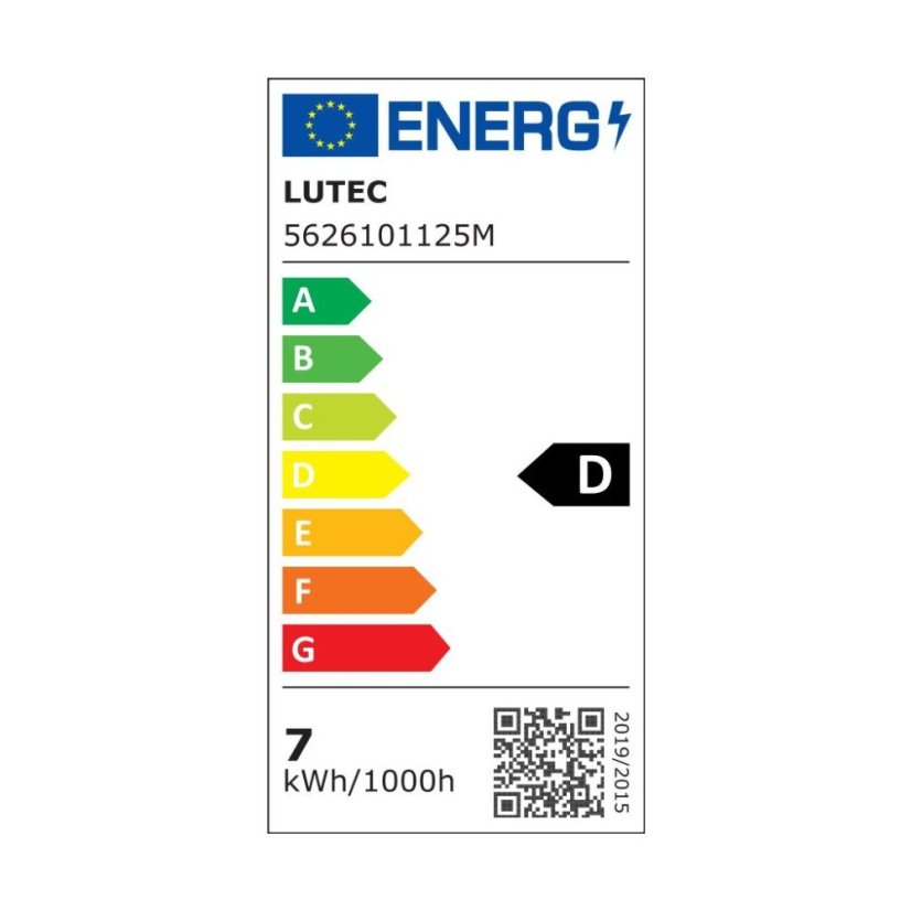 5626101125 LUTEC TRUMPET venkovní nástěnné LED otočné svítidlo 6,7W 600Lm 4000K šedá IP54