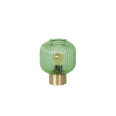LUCIDE 45586/20/33 MALOTO stolová lampa Ø20cm E27/40W zelená/zlatá