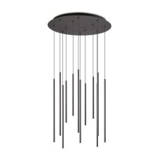 Ideal Lux 263434 FILO závesné svietidlo LED D600mm 23W/2400lm 3000K čierna