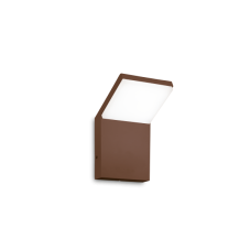 Ideal lux 322704 OUTDOOR STYLE venkovní nástěnné svítidlo LED 9W 1050/780lm 3000K IP54 kávová