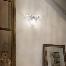 Nástenné svietidlo Ideal lux 087368 SANTA AP1 BIG TRASPARENTE 1xE14 40W
