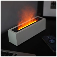 Immax 08976L FLAME aroma difuzér a zvlhčovač vzduchu, imitácia plameňa 10W, biela, čierna, nastavenie farieb-žltá, modrá