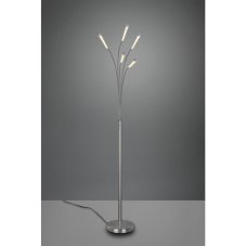 TRIO R41031507 REED stojacia lampa LED 5x4,5W/360lm 3000K, matný nikel, switchDimmer
