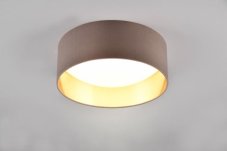 TRIO Reality R64191141 LOCARNO stropné svietidlo SMD LED D300mm 12W/1160lm 3000K šedohnedá