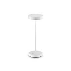 Ideal lux 311715 OUTDOOR TOFFEE vonkajšia dotyková stolná lampička LED V320mm 2W 230/180lm 3000K IP54 biela, nabíjateľná batéria, ON/OFF