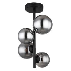 GLOBO 56133-4D RIHA stropné svietidlo D235mm 4xG9 matná čierna, dymová