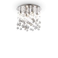 Stropné svietidlo Ideal lux 077796 MOONLIGHT PL8 CROMO 8xG9 40W