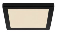 GLOBO 12380-18B LASSE stropné svietidlo LED 215x215mm 18W/1400lm 3000/4000/6500K čierna, opál